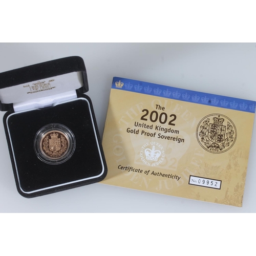 1782 - The Royal Mint UNITED KINGDOM Queen Elizabeth II (1952-2022) gold proof sovereign 2002 [22ct gold, 7... 