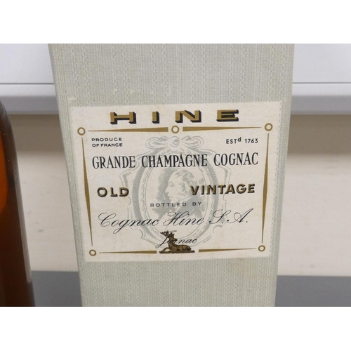 38 - A 1960s Hine Grande Champagne Cognac complete with carton. 24FLoz 70cl 70° proof 40% ABV. 