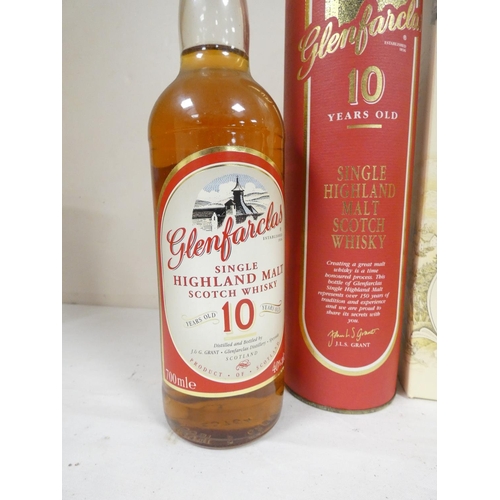 54 - Glenfarclas 10 years old single highland malt scotch whisky, Distilled and bottled by J & G. Gra... 