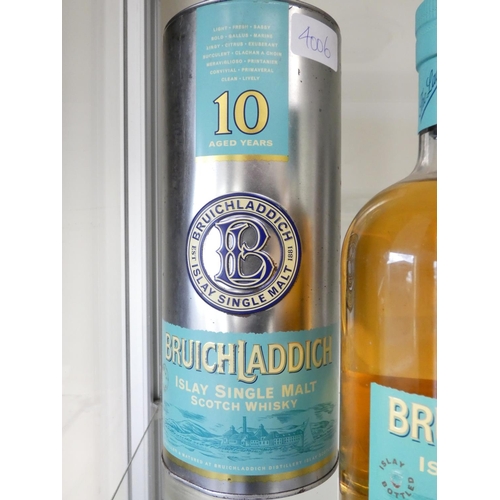 55 - Bruichladdich 10 years old Islay single malt scotch whisky, 70cl, 46% vol, tubed.