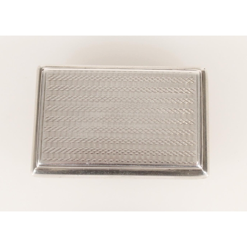 70 - Antique Victorian silver snuff box of cushion shape, the top surface inscribed 'R H Sagar Blackburn'... 