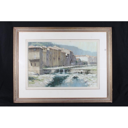 264 - JAMES LONGUEVILLE PS RBSA (b1942) *ARR* Summer in Sumene Languedoc Pastel painting, signed lower lef... 