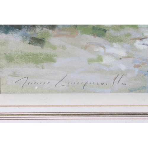 264 - JAMES LONGUEVILLE PS RBSA (b1942) *ARR* Summer in Sumene Languedoc Pastel painting, signed lower lef... 