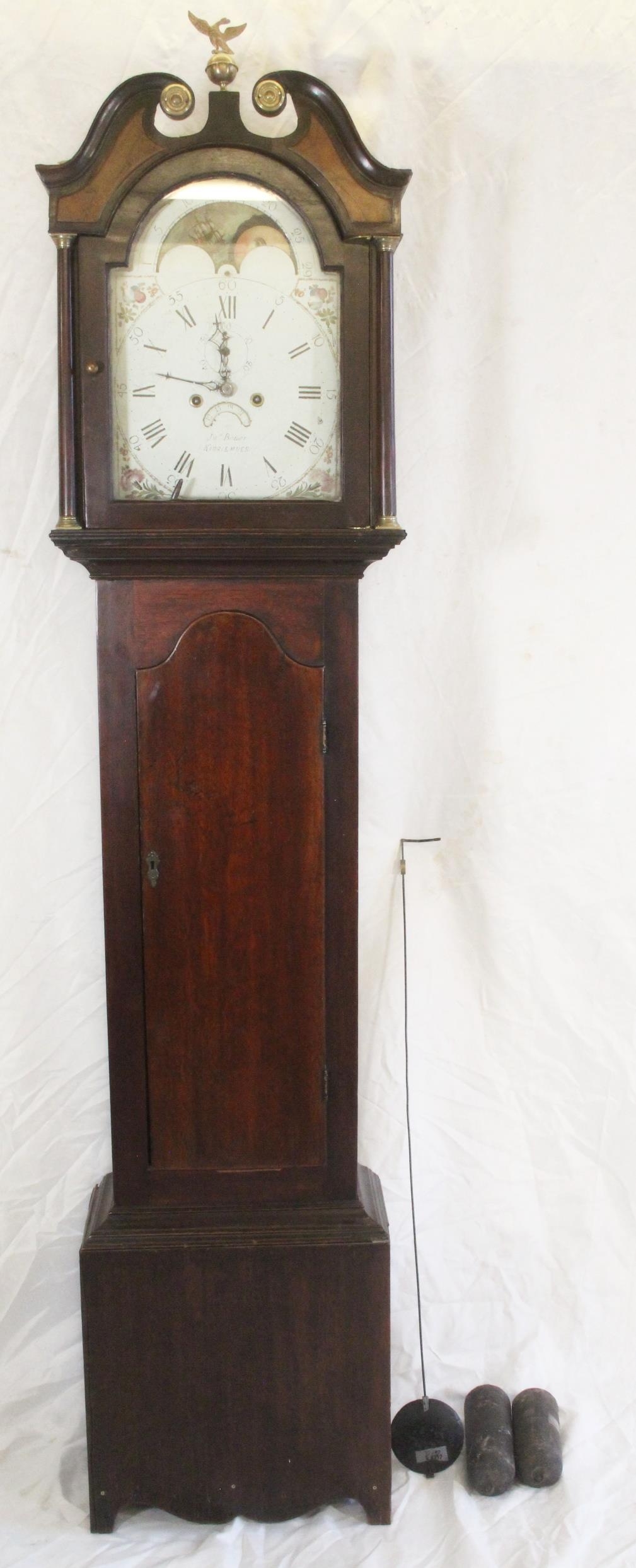 Victorian mahogany cased longcase clock, maker James Bower of ...