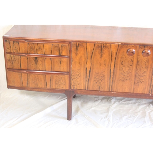 427 - A.H.McIntosh of Kirkcaldy retro sideboard with pair of cupboard doors flanked by three drawers and a... 