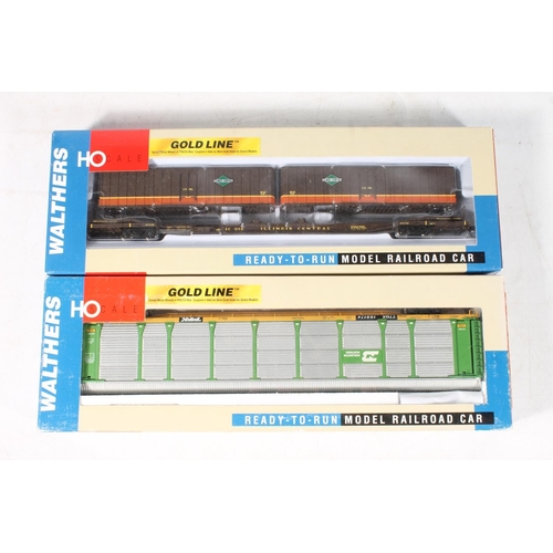 1074 - HO gauge model railways, ten Walthers Ready to Run items of rolling stock to include 932-40123 Bi-Le... 