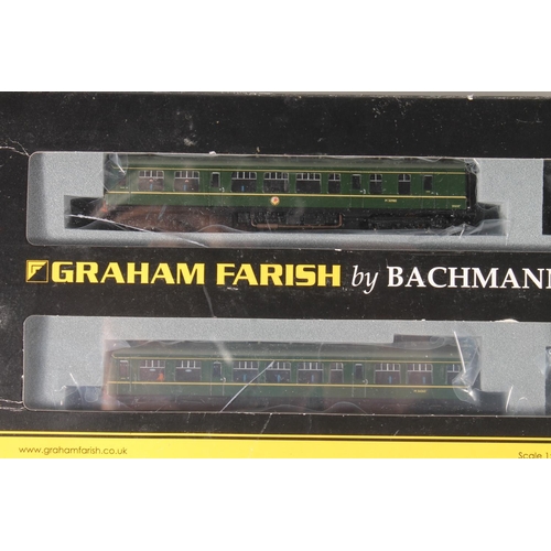 1300 - N gauge model railways, Grafar Graham Farish by Bachmann, 371428 170/4 3 Car DMU Scotrail First Grou... 