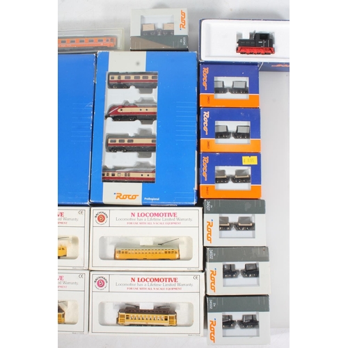 1349 - N gauge model railways, Bachmann Industries INC of Philadelphia to include 61098 Yellow Brill Trolle... 