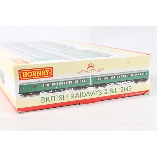 1373 - OO gauge model railways, Hornby R3162A British Railways 2-Bil 2142 Train Pack, DCC Ready, boxed.