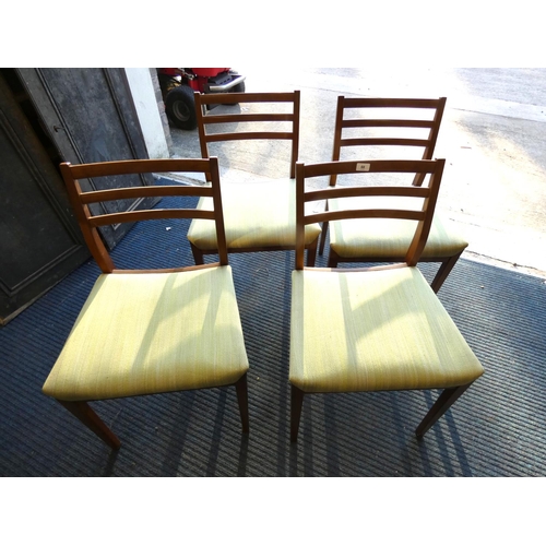 68 - Set of four 1960's chairs.