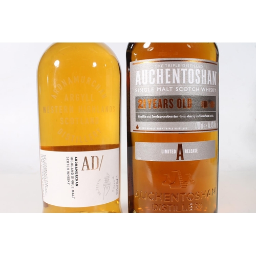 1450 - AUCHENTOSHAN 21 year old single malt Scotch whisky, 70cl 43% abv. boxed and ARDNAMURCHAN ADCB042202 ... 