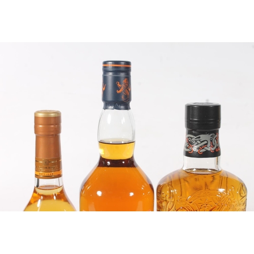 1452 - Three bottles of single malt Scotch whisky to include HIGHLAND PARK 12 year old Viking Honour 70cl 4... 