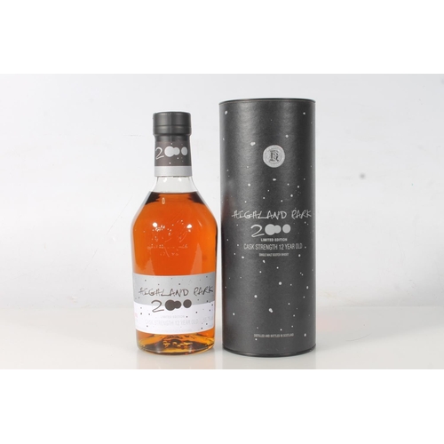 1453 - HIGHLAND PARK 12 year old single malt Scotch whisky, millennium bottling with '2000' label, cask str... 