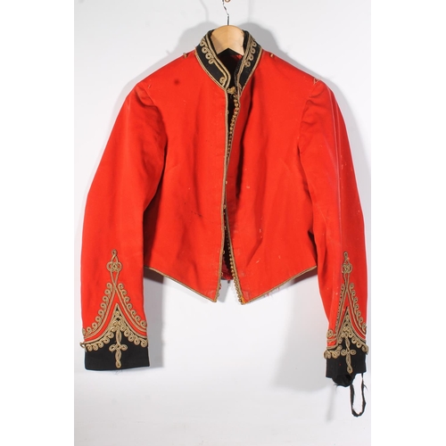 1848 - British Army uniform, two scarlet red jackets to include:

Jacket with Firmin and Sons buttons and b... 