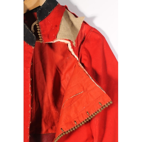 1848 - British Army uniform, two scarlet red jackets to include:

Jacket with Firmin and Sons buttons and b... 