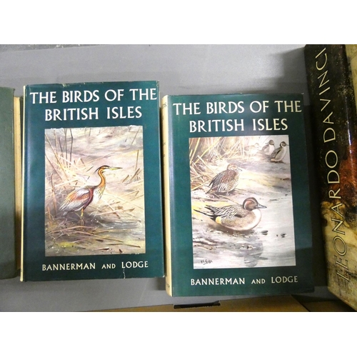 2 - BANNERMAN & LODGE.  The Birds of the British Isles. 10 vols. only, incl. duplicates. Col. illus.... 