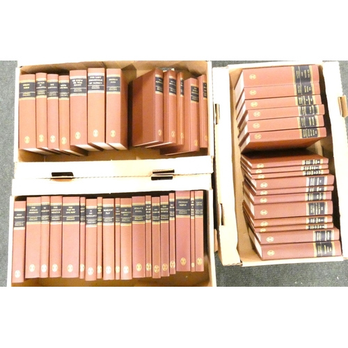 220 - TROLLOPE SOCIETY.  The Works of Anthony Trollope. 48 vols. in uniform brown cloth.... 