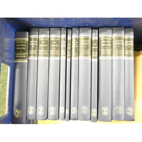 221 - TROLLOPE SOCIETY.  Travels & biography works by Anthony Trollope. 12 vols. in uniform ... 