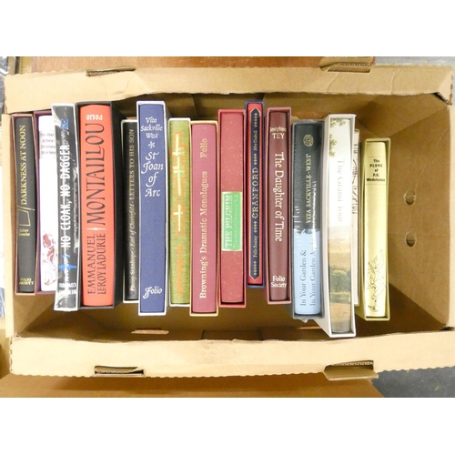 228 - FOLIO SOCIETY.  15 various vols. in slip cases.