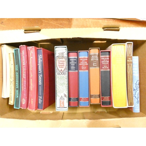 230 - FOLIO SOCIETY.  14 various vols. in slip cases.