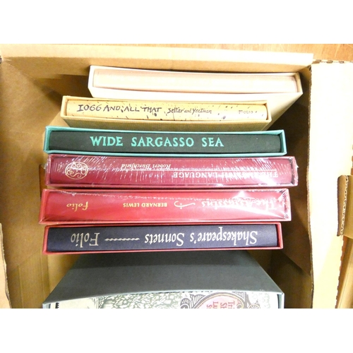 230 - FOLIO SOCIETY.  14 various vols. in slip cases.