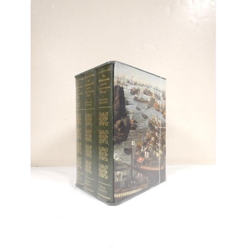 244 - FOLIO SOCIETY.  The Mediterranean & the Mediterranean World. 3 vols. in slip case & cellopha... 