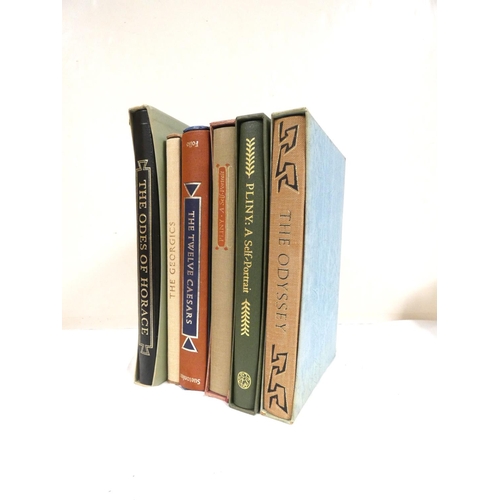 245 - FOLIO SOCIETY.  6 vols. in slip cases, classical interest.