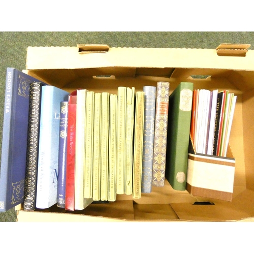 253 - Various.  2 cartons of various vols. incl. a few Folio Society.