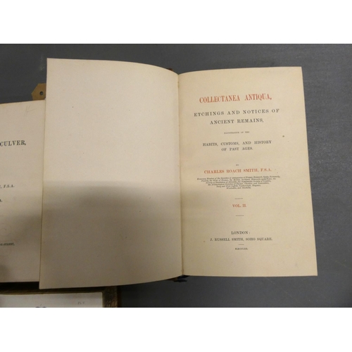 6 - SMITH CHARLES ROACH.  The Antiquities of Richborough, Reculver & Lymne in Kent. Col. frontis, pl... 