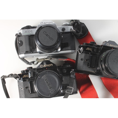 1473 - Canon A1 SLR camera, serial number 2072738 fitted with Canon FD 1:1.8 50mm lens. Canon A1 camera, se... 