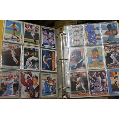 1496 - Large box of vintage baseball and other trading cards, thousands.