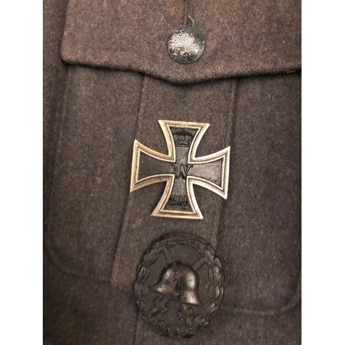 1892 - WWII Nazi German Third Reich uniform Wehrmacht jacket having interior pocket label 'M Traonouez Cost... 