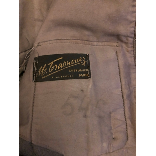 1892 - WWII Nazi German Third Reich uniform Wehrmacht jacket having interior pocket label 'M Traonouez Cost... 