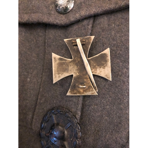 1892 - WWII Nazi German Third Reich uniform Wehrmacht jacket having interior pocket label 'M Traonouez Cost... 