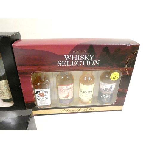 14 - Three 5cl 40% ABV whisky miniature sets to include a Glenfiddich 12, 15, & 18yr set etc.&nb... 