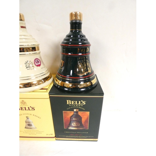 2 - Four bottles of Bell's blended Scotch whisky to include Christmas 2007, 1996, 1992 and 2006, each 40... 