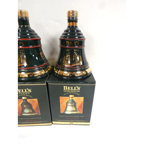 3 - Four bottles of Bell's blended Scotch whisky to include Christmas 1994, 1997, 1993 and 1995, each 40... 