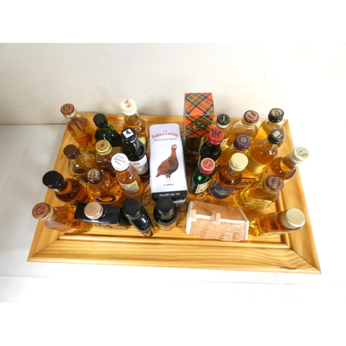 6 - Collection of 5cl whisky miniatures comprising of mostly blended examples and to include Cardhu 12 y... 