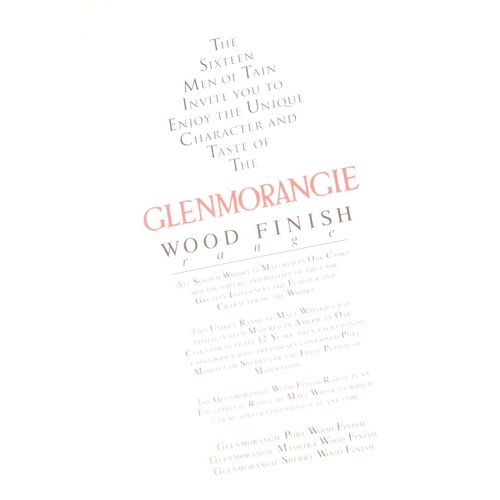 1454 - GLENMORANGIE Wood Finishes Range taster set with five miniatures to include 10 year old, 18 year old... 