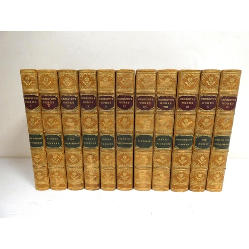 31 - MEREDITH GEORGE.  Works. 11 vols. Calf, gilt backs & marbled edges, a nice set. A New Edition, c... 