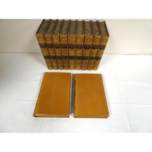 31 - MEREDITH GEORGE.  Works. 11 vols. Calf, gilt backs & marbled edges, a nice set. A New Edition, c... 