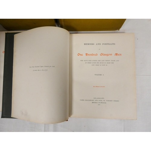 44 - GLASGOW INSTITUTE OF THE FINE ARTS.  The Memorial Catalogue of the Old Glasgow Exhibition.... 