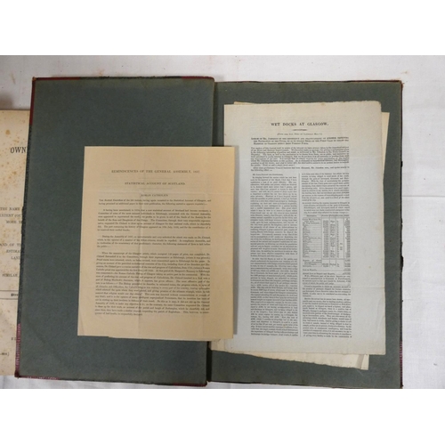 46 - CLELAND JAMES.  Enumeration of the Inhabitants of the City of Glasgow & Its Connected ... 