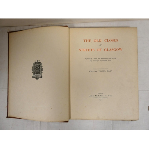 47 - (ANNAN THOMAS, Photographer).  The Old Closes & Streets of Glasgow. 50 plates after original pho... 