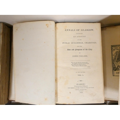 62 - BROWN ANDREW.  History of Glasgow & of Paisley, Greenock & Port-Glasgow. 2 vols. i... 