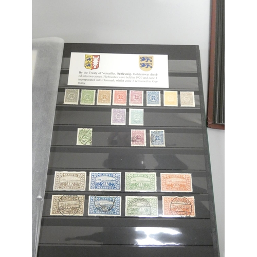 365 - Germany. Four albums of postage stamps comprising of Imperial to late 20th century issues, to includ... 