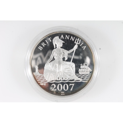 1660 - Westminster Mint 5oz silver proof medallion 2007 [999 pure silver with 18ct gold plating and set wit... 