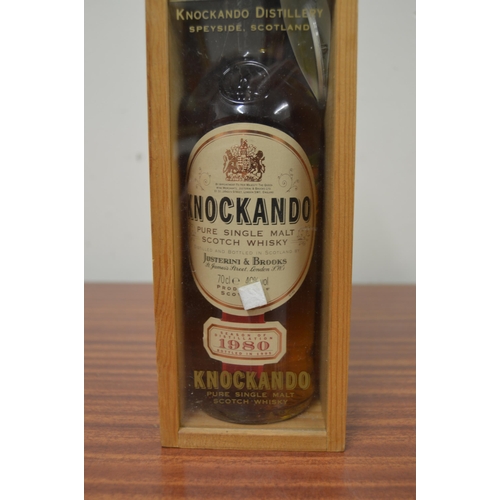 45 - Knockando 1980 pure single malt scotch whisky, Distilled and bottled by Justerini & Brooks, 70cl... 