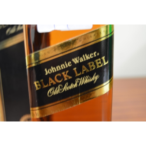 47 - Johnnie Walker Black Label extra special old scotch whisky, old bottling, no ABV, with Johnnie Walke... 