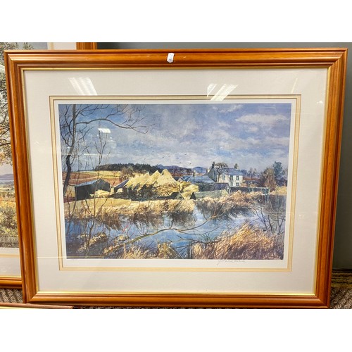 644 - James McIntosh Patrick (1907 - 1998)Rural ScenesTwo pencil signed prints and two others (4)... 